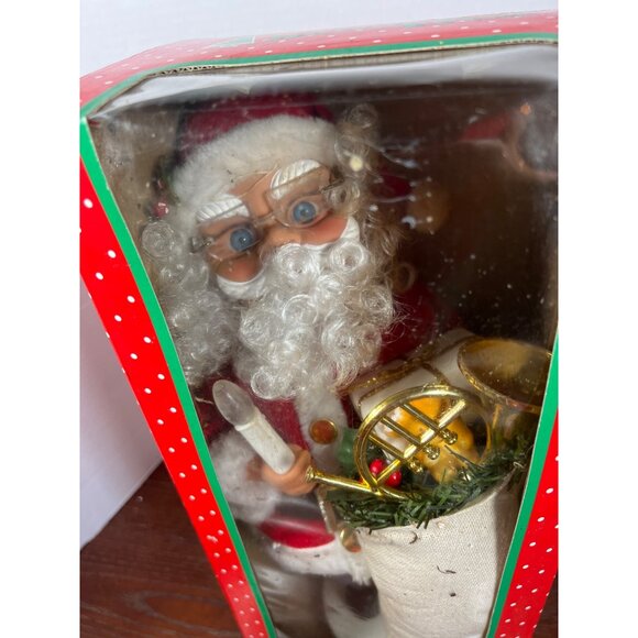 Vintage 18" Battery Operated Animated & Illuminated Christmas Santa Figure With - Picture 2 of 4